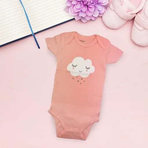 Baby Romper (Pink Cloud)