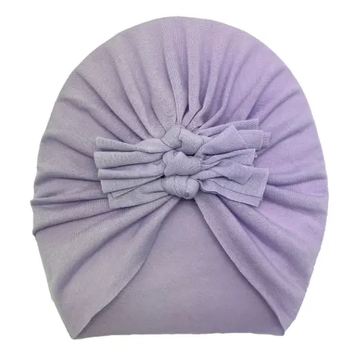 [9340457027856] Baby Turbans Little Scrunch (Purple)