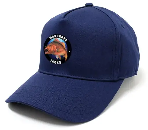 [9337217007432] Mangrove Jacks Snapback Cap Colour Logo OSFA (Navy)