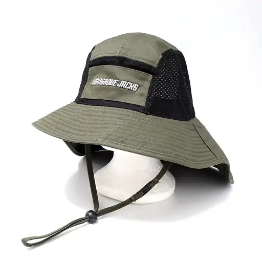 [9337217020363] Mangrove Jacks Wide Brim Legionnaires Hat (Khaki)