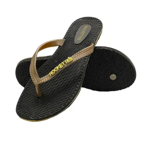 [9340457022011] Rockette's Platinum Weave (Black/Gold, 06)