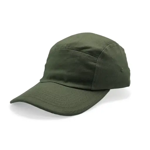[9340457030238] Rocko's 5 Panel Steamer Cap (Black)
