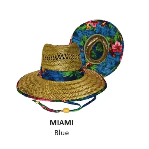 [9337217026532] Rocko's Straw Hat Essential Range  (Blue, Miami)