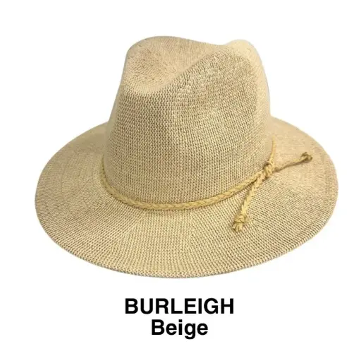 [9340457031891] Rocko's Straw Hat Platinum Range (Beige, Burleigh)