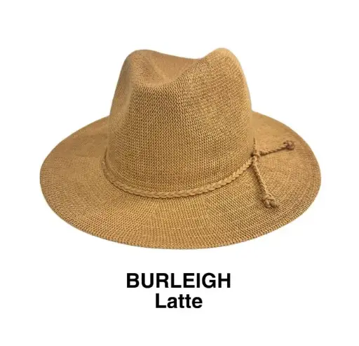 [9340457031907] Rocko's Straw Hat Platinum Range (Latte, Burleigh)
