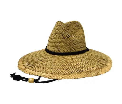 [9337217026426] Rocko's Straw Hat Premium Range (Black, Bundaberg)