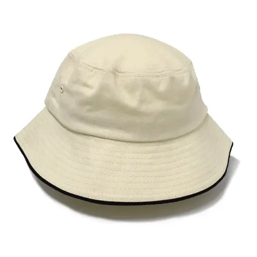 [9337217007753] Urban Zoo AH695 Bucket Hat  (Natural/Navy, S/M)