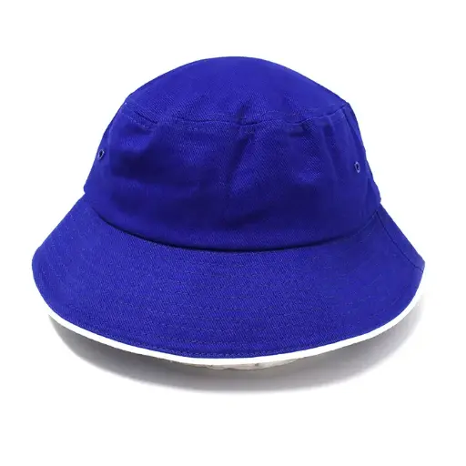 [9337217007906] Urban Zoo AH695 Bucket Hat  (Royal/White, L/XL)