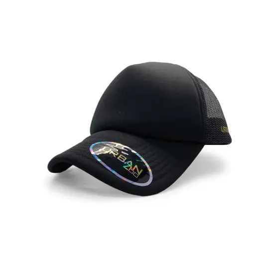 [9358517018270] Urban Zoo Harlem 104 Foam Trucker Snapback OSFA  (Black)