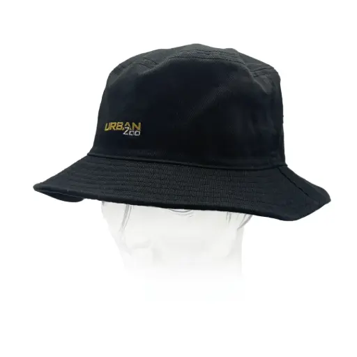 [9358517018195] Urban Zoo Queens 201 Cotton Twill Bucket Hat  (Black, S/M)