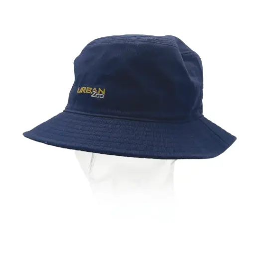 [9358517018218] Urban Zoo Queens 201 Cotton Twill Bucket Hat  (Navy, S/M)