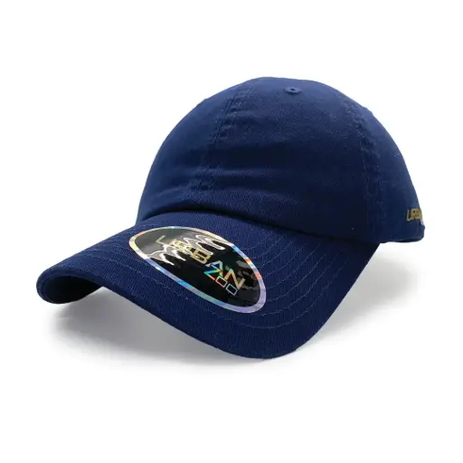 [9358517018263] Urban Zoo Yonkers 106 Dad Cap w/ Cloth Strap OSFA (Navy)