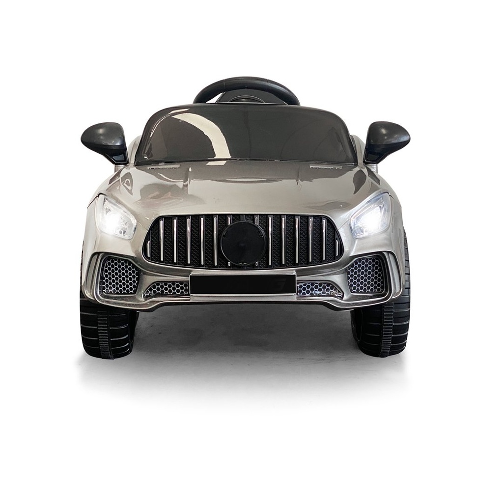 Electric Ride On Car for Kids | 12V | Colossus Silver | ZoomRider