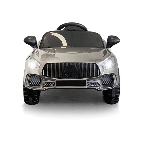 [9340457027511] Electric Ride On Car for Kids | 12V | Colossus Silver | ZoomRider
