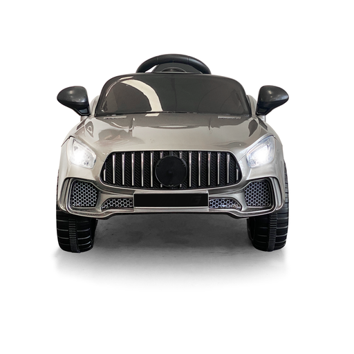 [9340457027511] Electric Ride On Car for Kids | 12V | Colossus Silver | ZoomRider