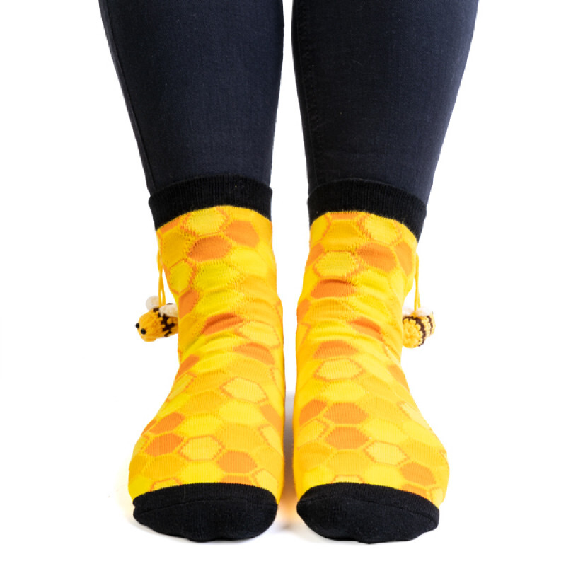 Feet Speak Bee Happy Socks