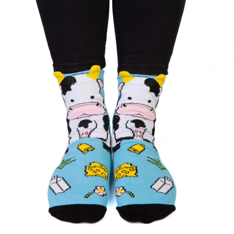 Feet Speak Cow Socks