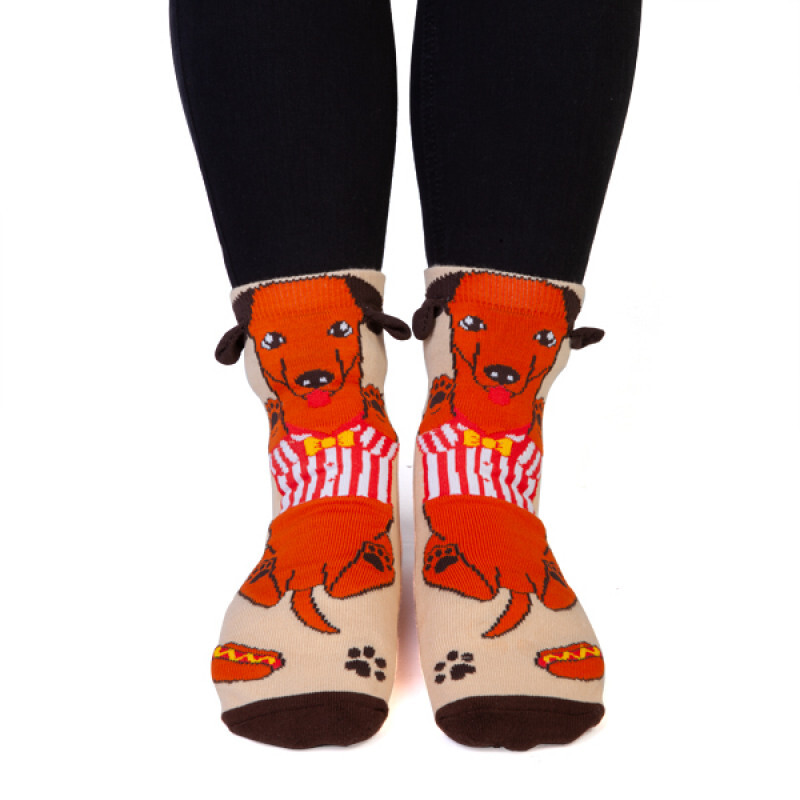 Feet Speak Dachshund Socks