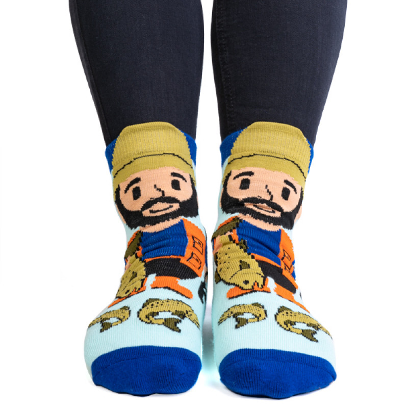 Feet Speak Fisherman Socks