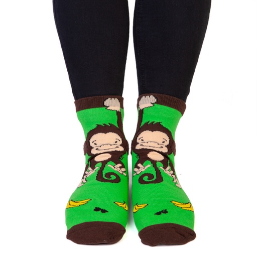 [9318051138209] Feet Speak Monkey Socks