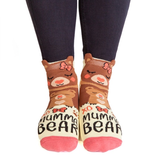 [9318051143753] Feet Speak Mumma Bear Socks