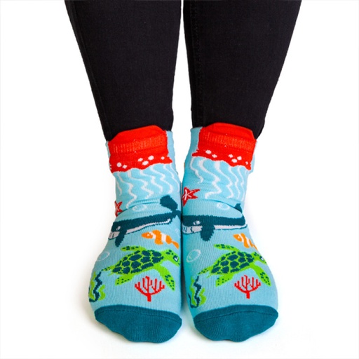 [9318051143937] Feet Speak Sea Animals Socks