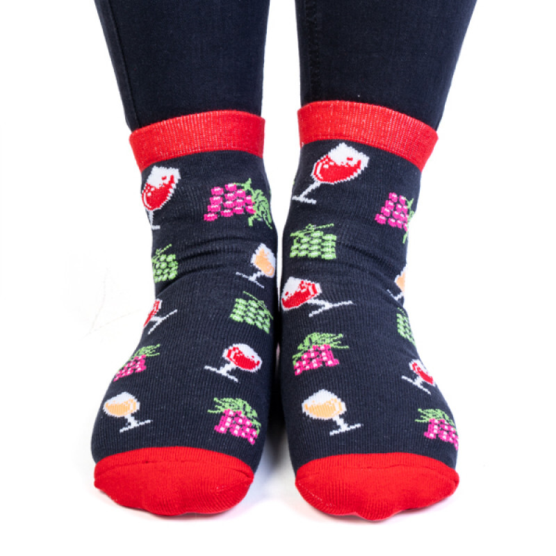 Feet Speak Wine Socks