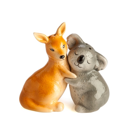 [9318051136397] Flavour Mates Outback Mates Salt & Pepper Set