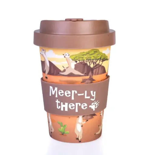 [9318051148758] Eco-To-Go Meerkat Bamboo Travel Mug