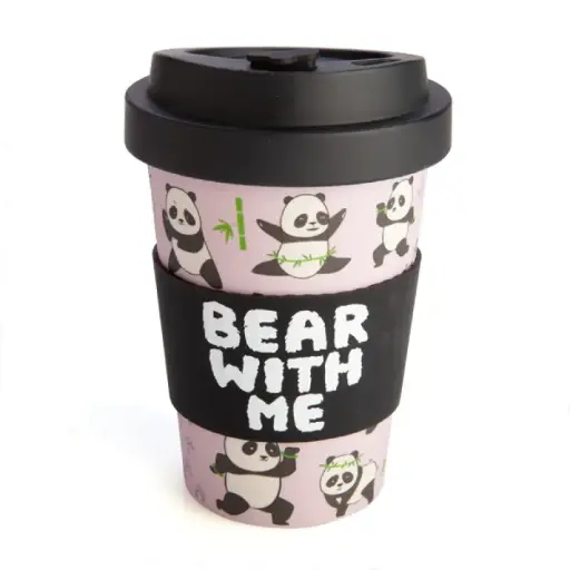 [9318051138377] Eco-To-Go Panda Bamboo Travel Mug