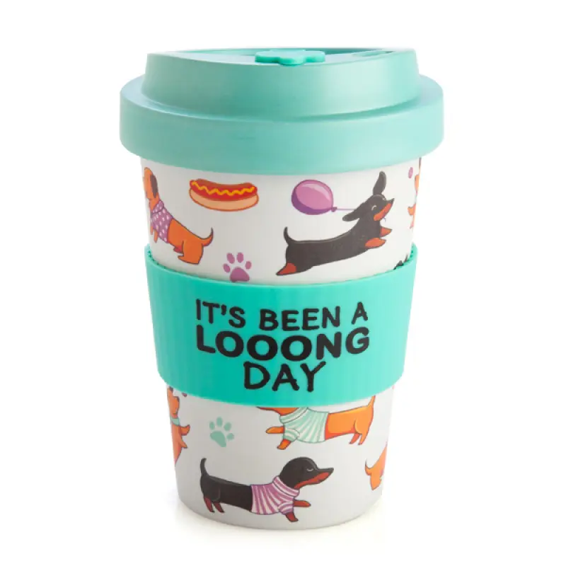 Eco-To-Go Dachshund Bamboo Travel Mug