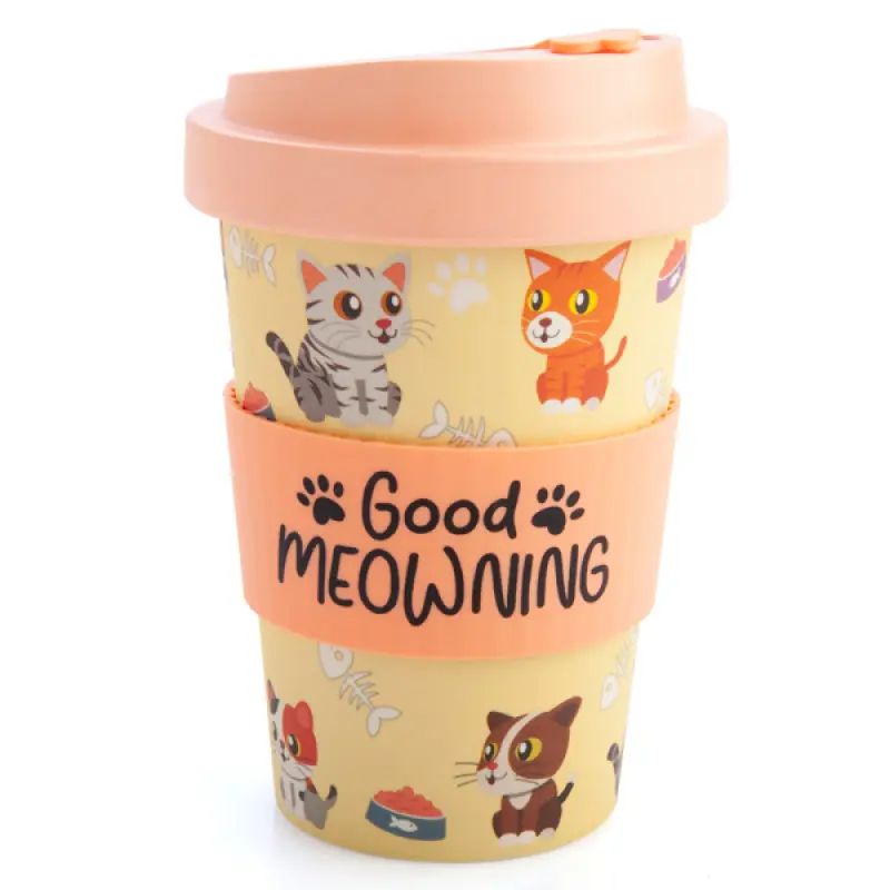 Eco-To-Go Cat Bamboo Travel Mug 