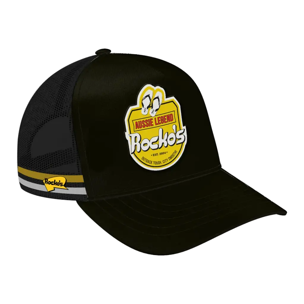Rocko's 5 Panel Trucker Cap Sunshine Beer OSFM