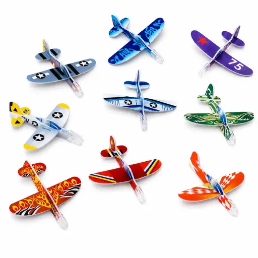 Ten Mini Airplanes