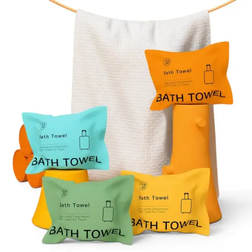 Compressed Bath Towels