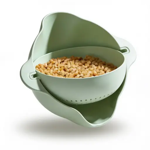 2 in 1 Fruit & Vegetable Washing Basket (Sage Green)