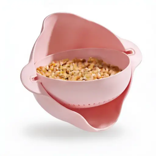 2 in 1 Fruit & Vegetable Washing Basket (Pink)