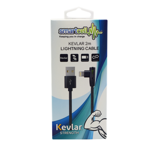 [9337217009146] Smartcell Kevlar Lightning Cable 2m