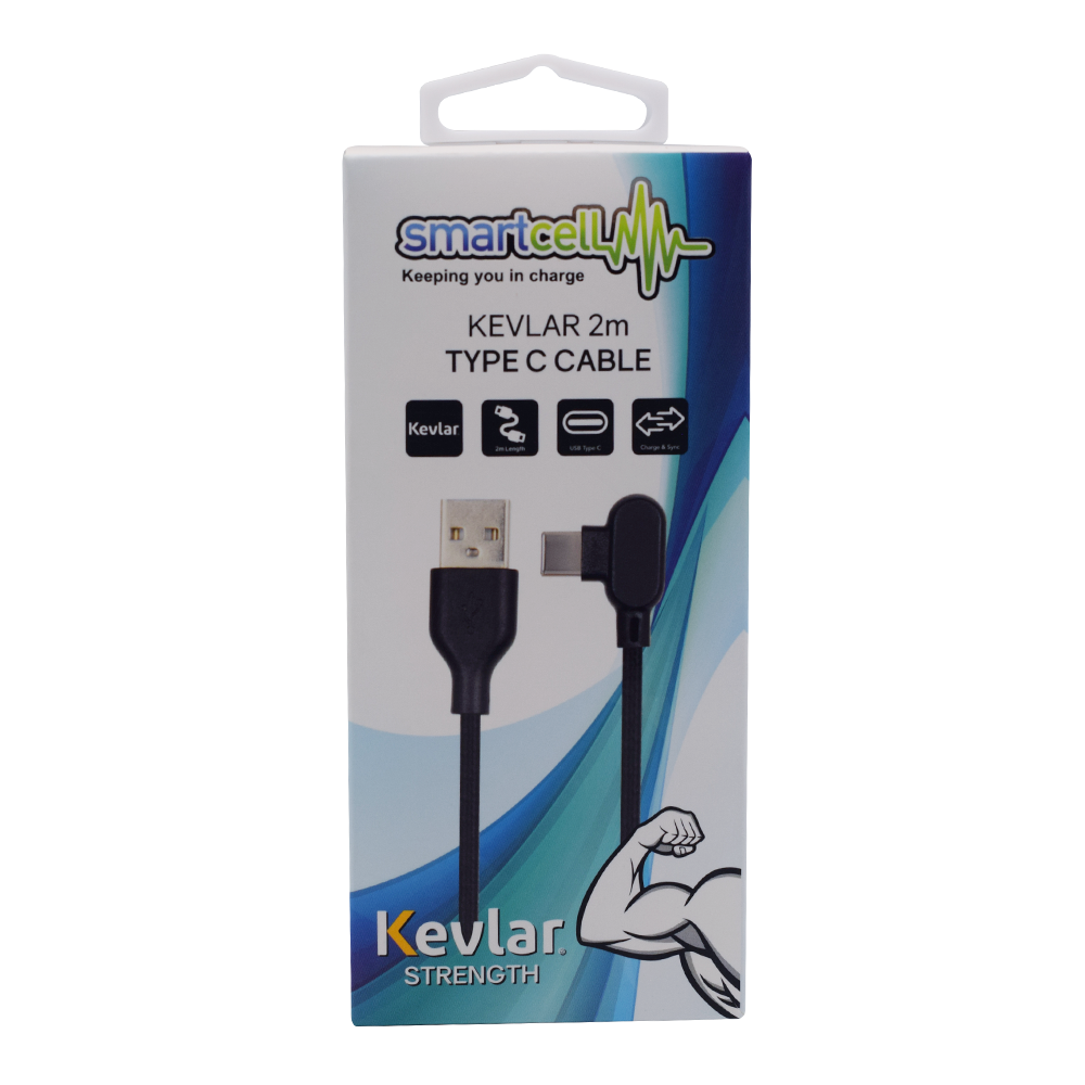 Smartcell Kevlar Type C Cable | 2m