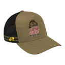 Rocko's 5 Panel Outback Trucker Cap Khaki Gone Fishing Beer OSFM